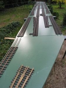 TRStrack2 Start of laying track from one curve to another